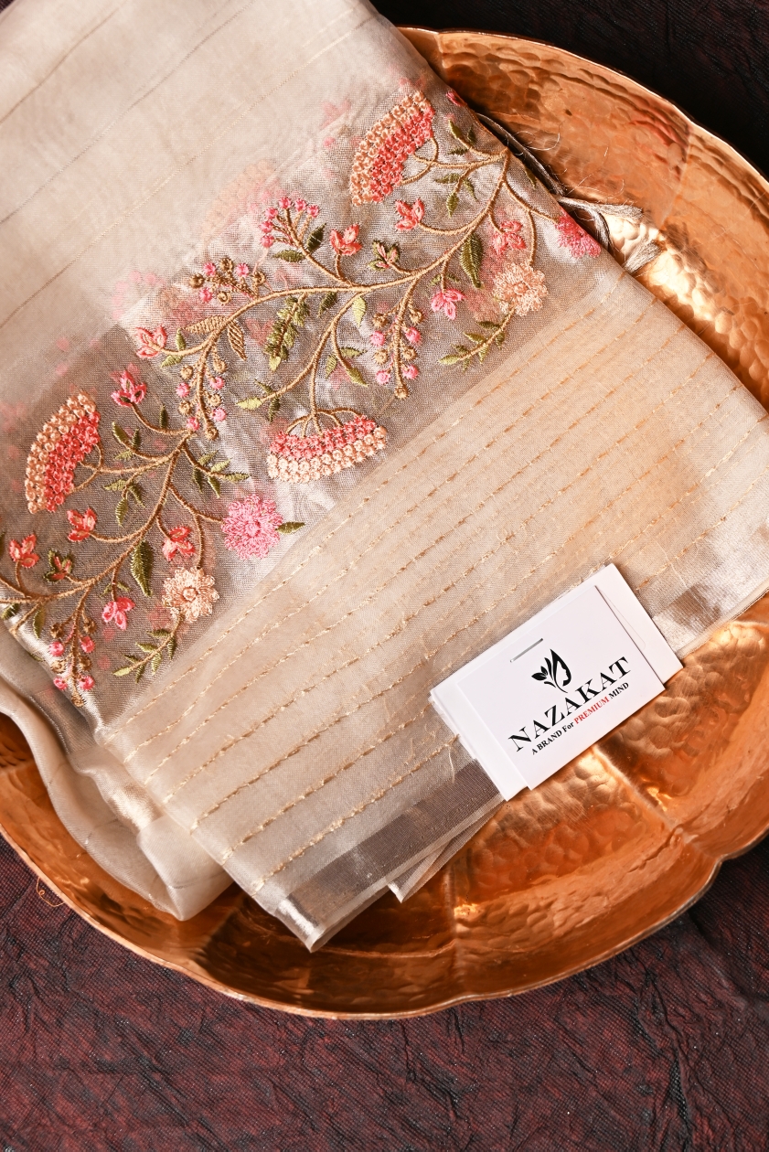 Luxury saree series - Designer wedding sarees with intricate embroidery and traditional patterns